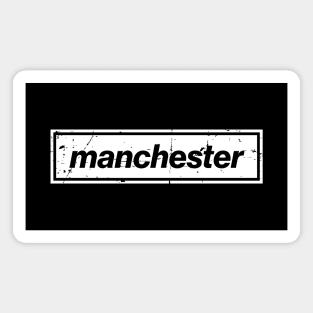 The Mancunian Indie Music Manchester White Magnet